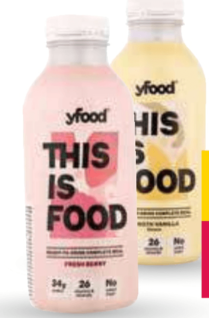 Mlečni napitek Popoln obrok 500 ml Yfood - Akcija v trgovini Mercator