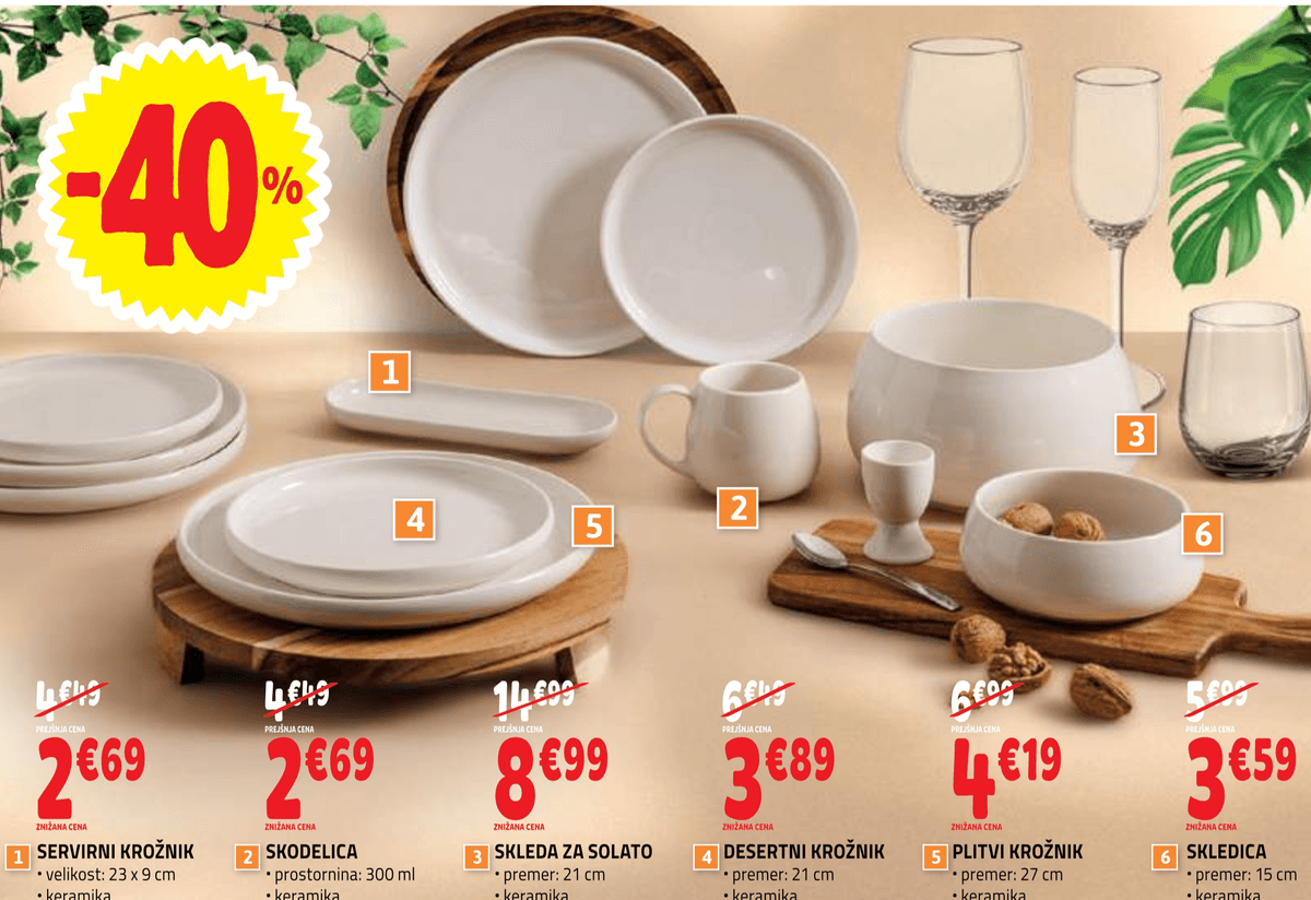 Skledica - Akcija v trgovini E.Leclerc