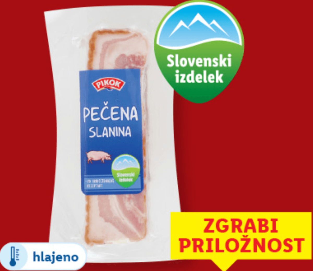 PIKOK Pečena slanina pribl. 350 g - Akcija v trgovini Lidl