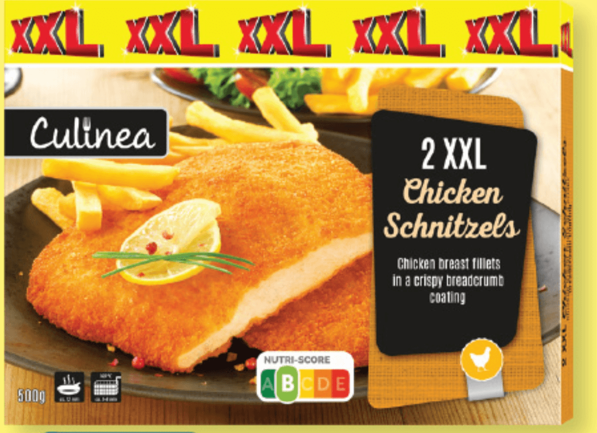 Culinea Zrezek na dunajski način XXL 500 g - Akcija v trgovini Lidl