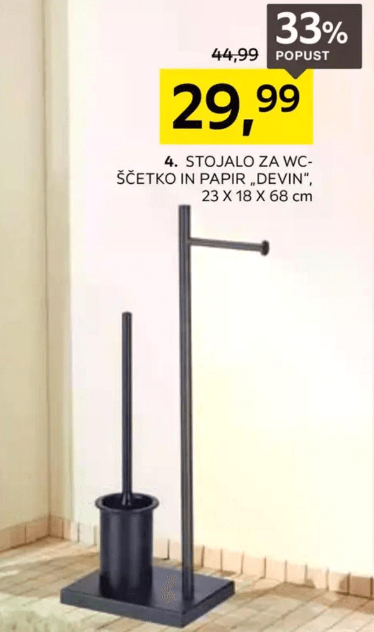 Držalo za brisače "Devin" 36 X 18 X 79 cm kela - Akcija v trgovini Lesnina