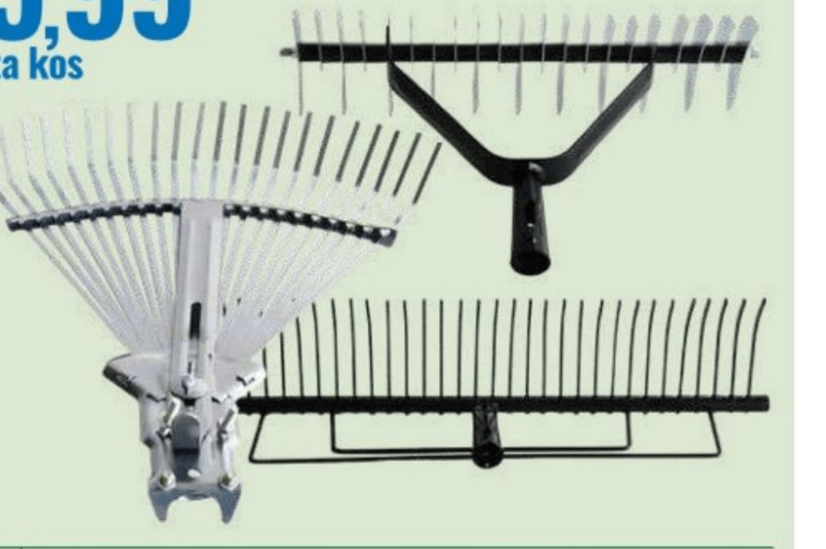 Nastavek za grablje - Akcija v trgovini Eurospin