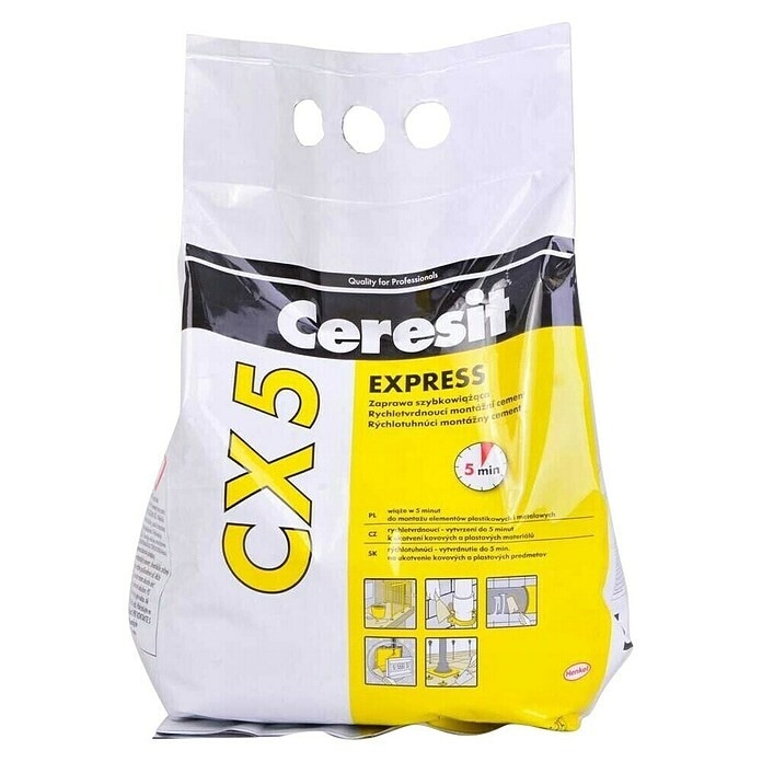 Ceresit Hitrovezna cementna malta 'CX 5 EXPRESS' 5 kg Akcija v trgovini Bauhaus
