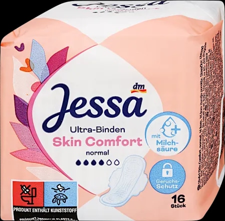 Jessa Ultra Skin Comfort Normal damski vložki 16 kosov Akcija v trgovini Dm