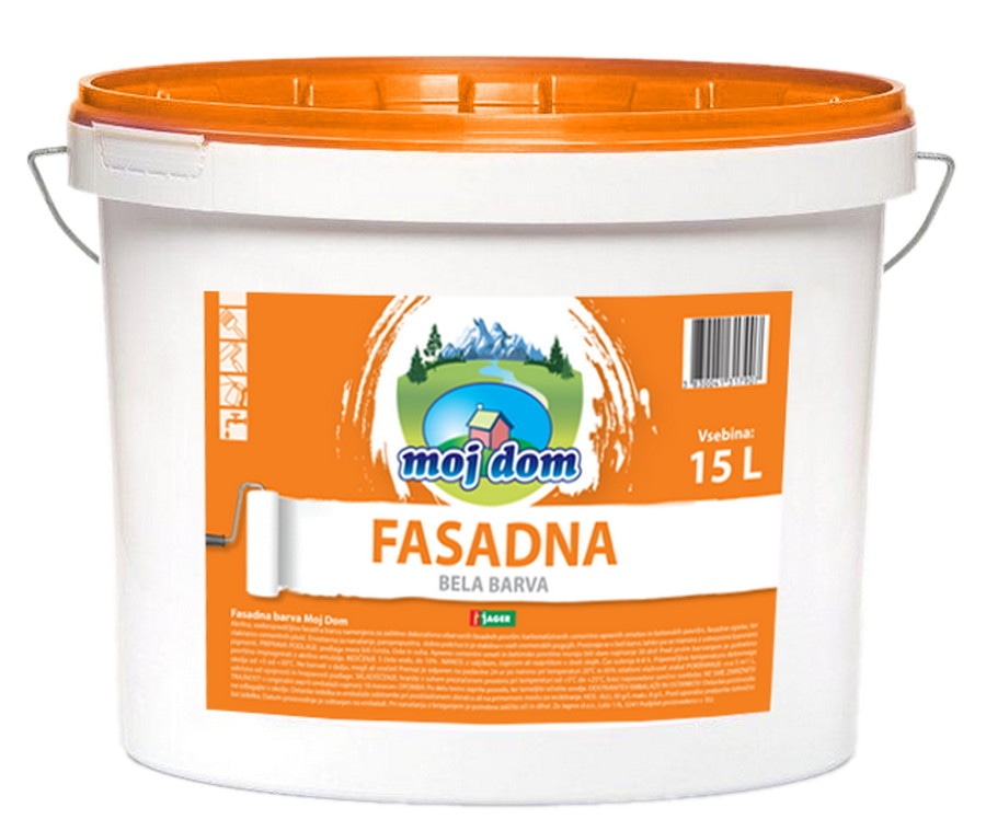 Moj dom Premium fasadna bela barva 18 L - Akcija v trgovini Jager