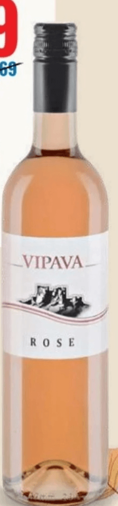 Rosé 750 ml Vipava - Akcija v trgovini Eurospin