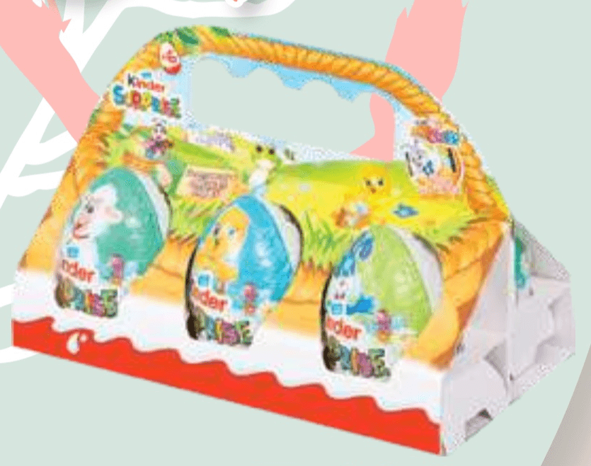 Čokoladno jajce Surprise Kinder 6x 20 g - Akcija v trgovini E.Leclerc