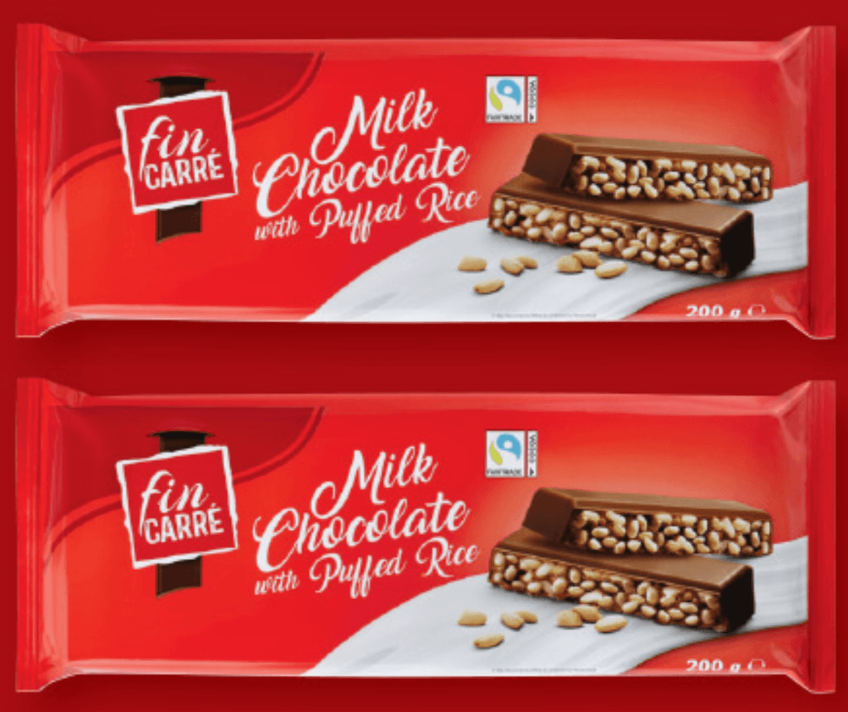 FIN CARRÉ Riževa čokolada 200 g - Akcija u trgovini Lidl