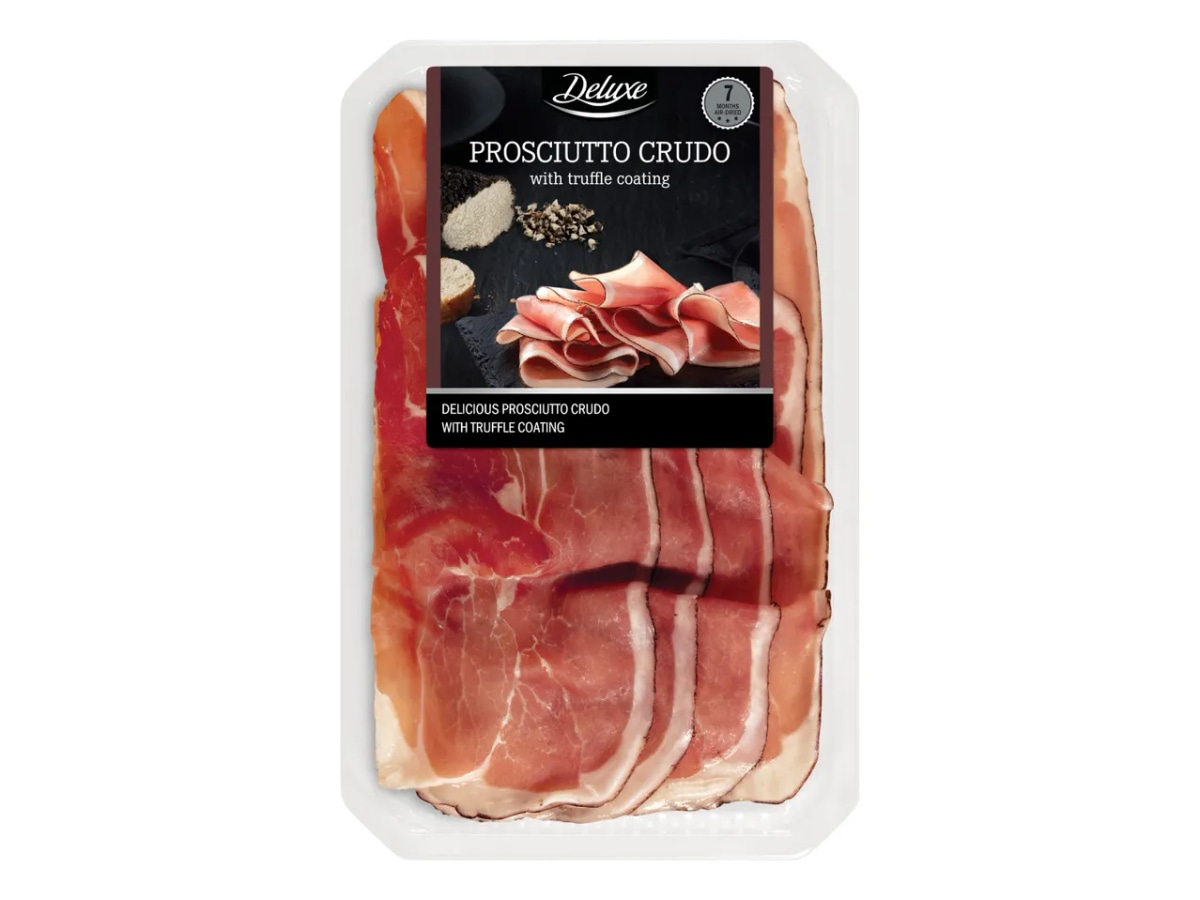Deluxe Pršut s posipom iz tartufov 100 g - Akcija v trgovini Lidl