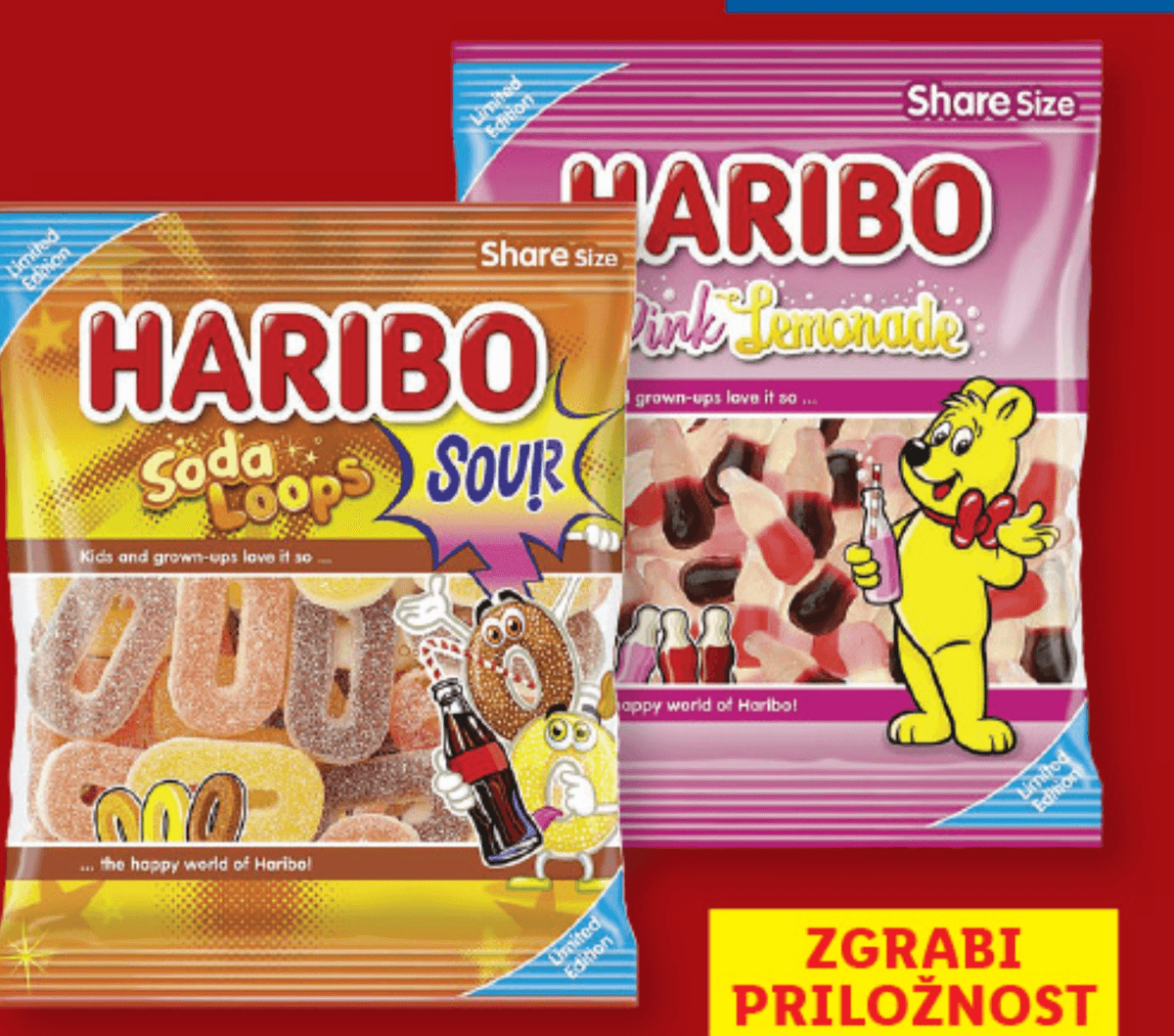Haribo Bonboni 175 g - Akcija v trgovini Lidl