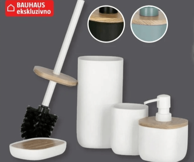 Kopalniški dodatki 'Katta' - WC garnitura - Akcija v trgovini Bauhaus
