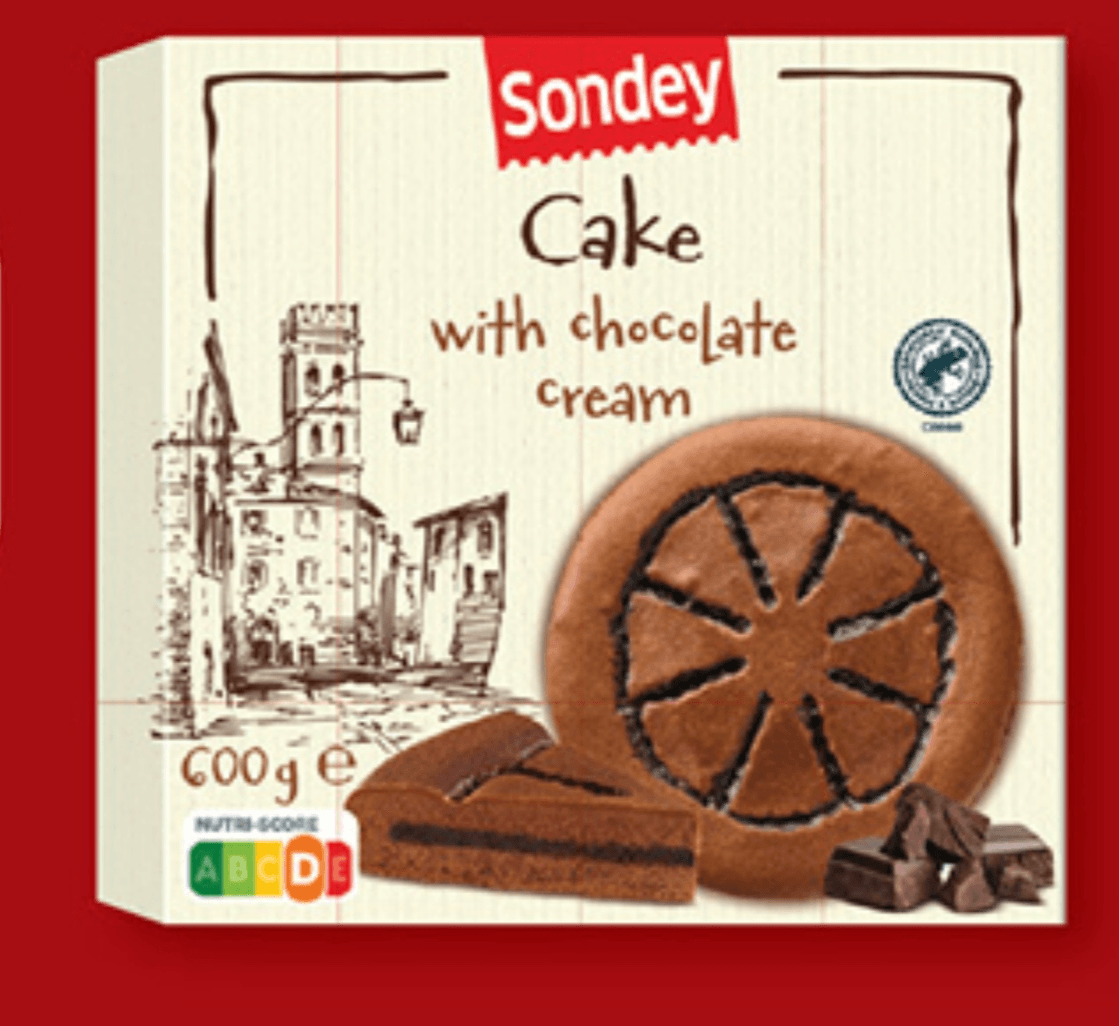 Sondey Čokoladna torta 600 g - Akcija v trgovini Lidl