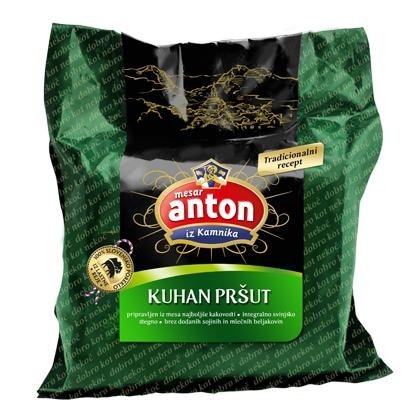 Kuhan pršut Anton 100 g Akcija v trgovini Tuš