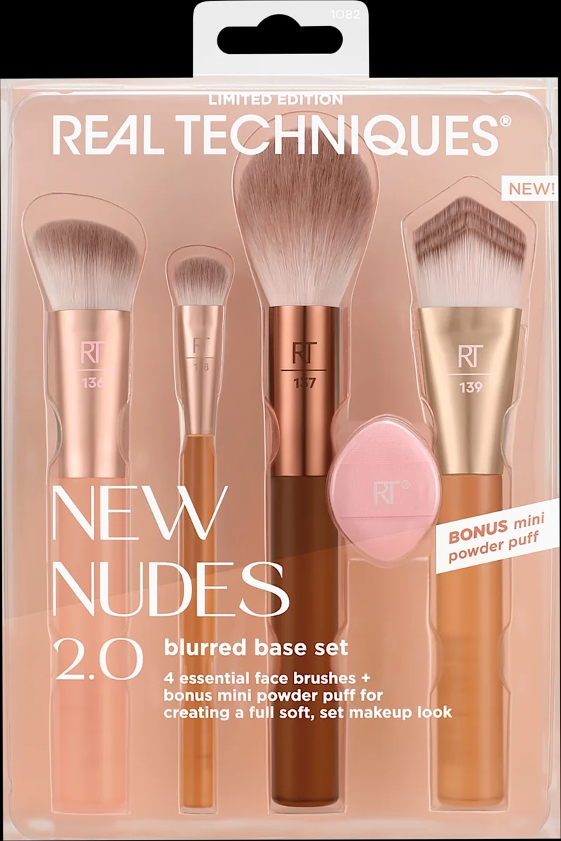 Real Techniques New Nudes 2.0 profesionalni set čopičev - Akcija v trgovini Dm