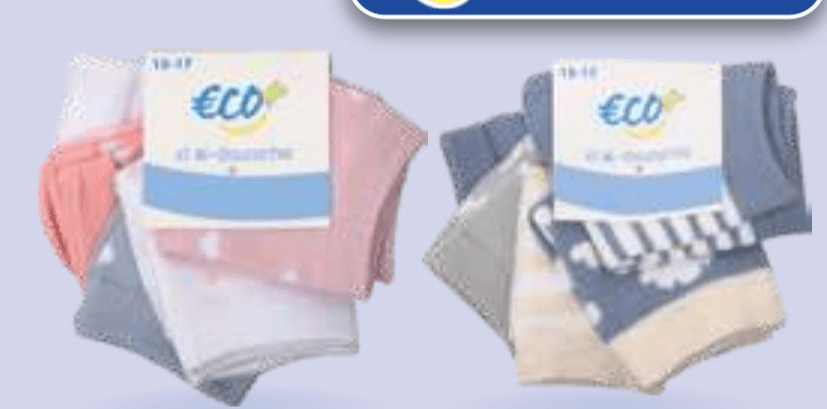 Otroške nogavice 5X Eco - Akcija v trgovini E.Leclerc