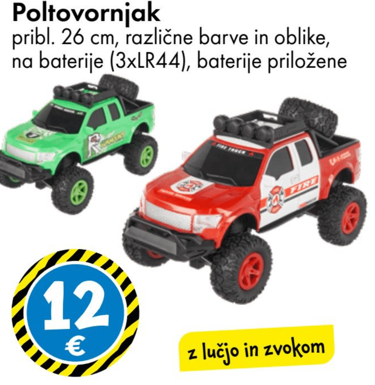 Poltovornjak - Akcija v trgovini Tedi