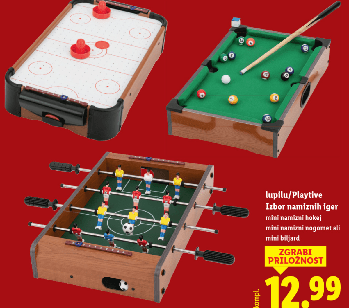Lupilu/Playtive Izbor namiznih iger - Akcija v trgovini Lidl