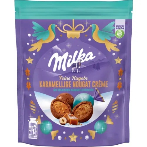 MILKA čokoladne kroglice 90g - Akcija v trgovini Mueller