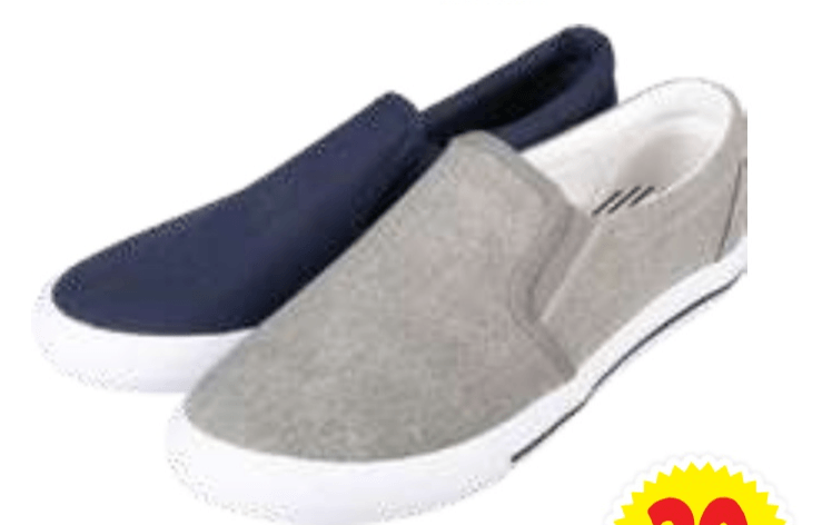 Moški platneni čevlji - Akcija v trgovini E.Leclerc