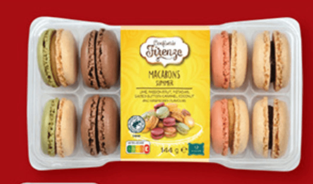 CONFISERIE FIRENZE Makroni 12 x 12 g - Akcija v trgovini Lidl