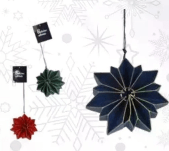 Božična dekoracija iz papirja - Akcija v trgovini Pevex