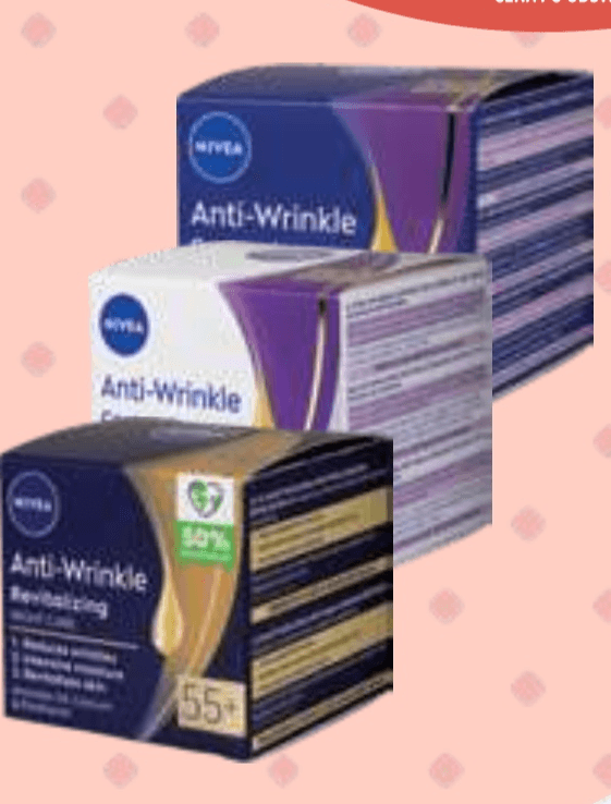 Krema za obraz Nivea Anti-Wrinkle 50 ml - Akcija v trgovini E.Leclerc