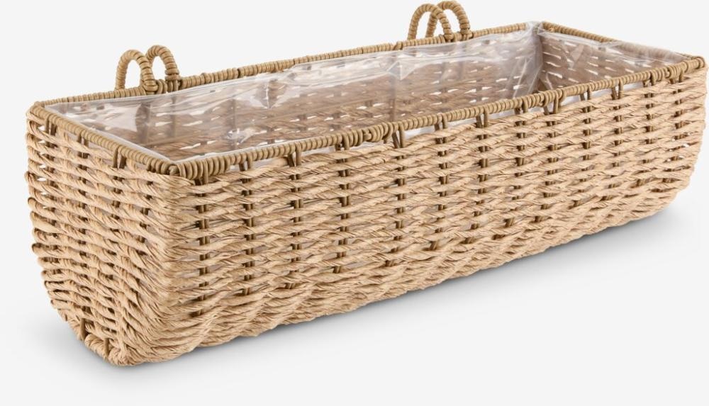 Balkonsko korito KUBB Š18xD50xV16 cm - Akcija v trgovini Jysk