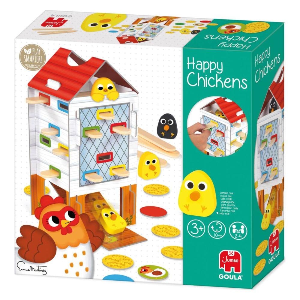 Družabna igra Trije prašički ali Veseli piščančki GOULA - Akcija v trgovini Baby Center