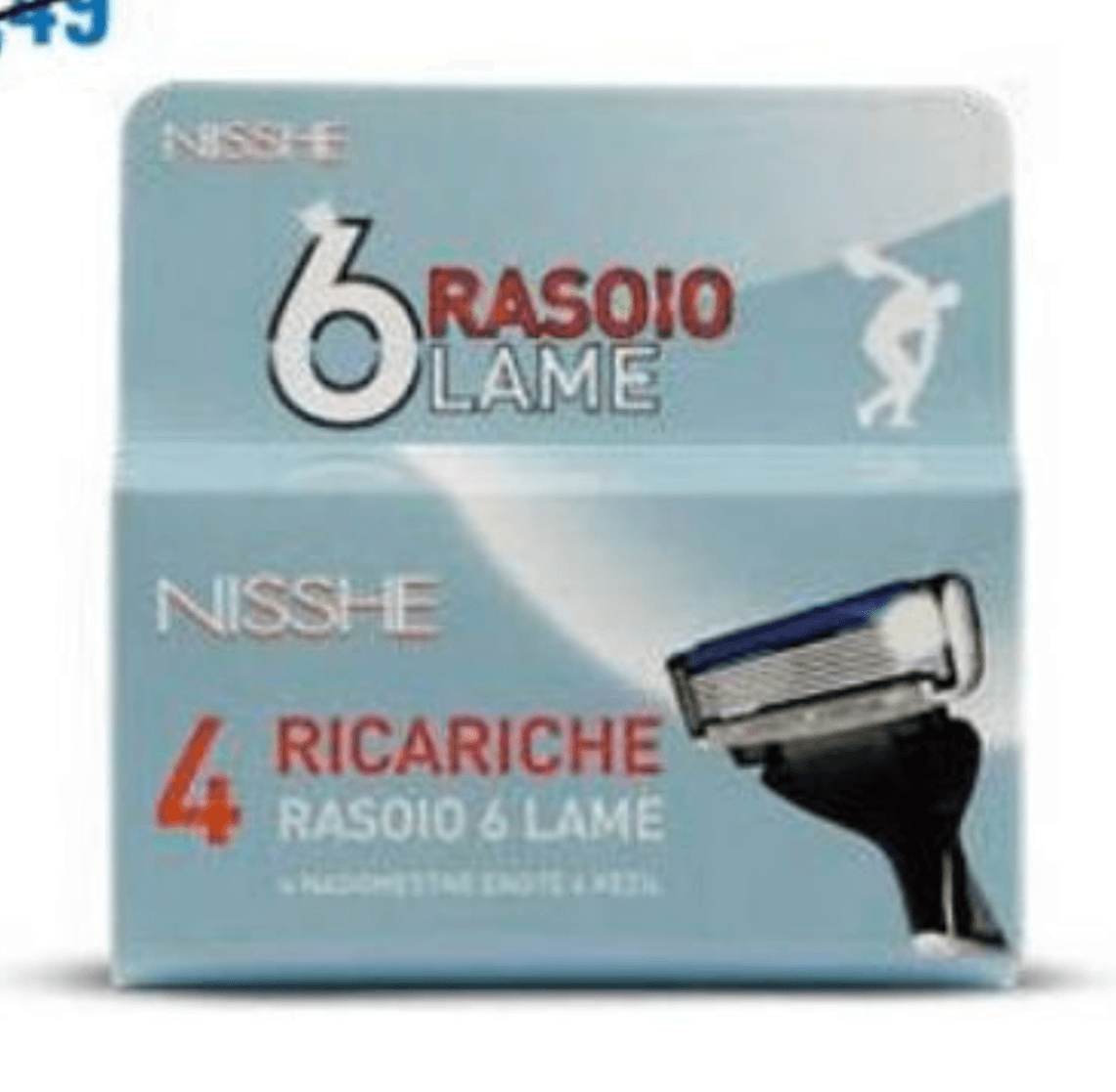 Nadomestne moške britvice Nisshe 4 kosi - Akcija v trgovini Eurospin