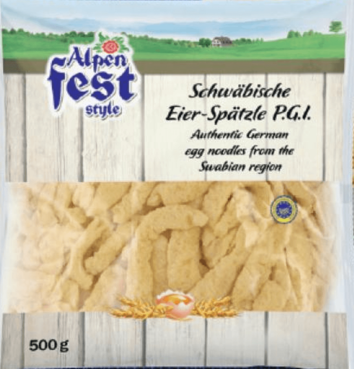 Alpenfest Jajčni vlivanci „Špecli" 500 g - Akcija v trgovini Lidl