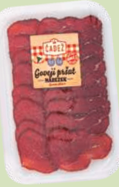 Goveji pršut Mesarstvo Čadež 100 g - Akcija v trgovini E.Leclerc