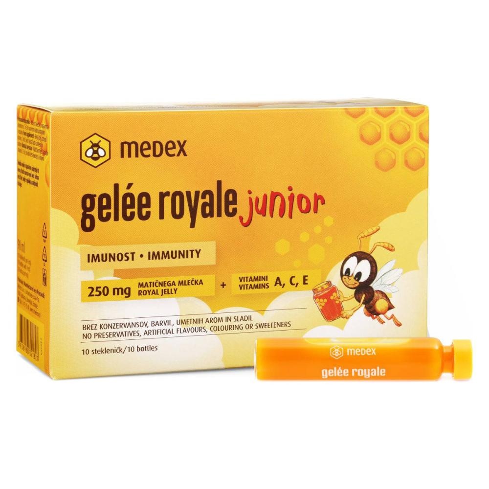 Medex Gelée Royale Junior 10x9 ml - Akcija v trgovini Dm