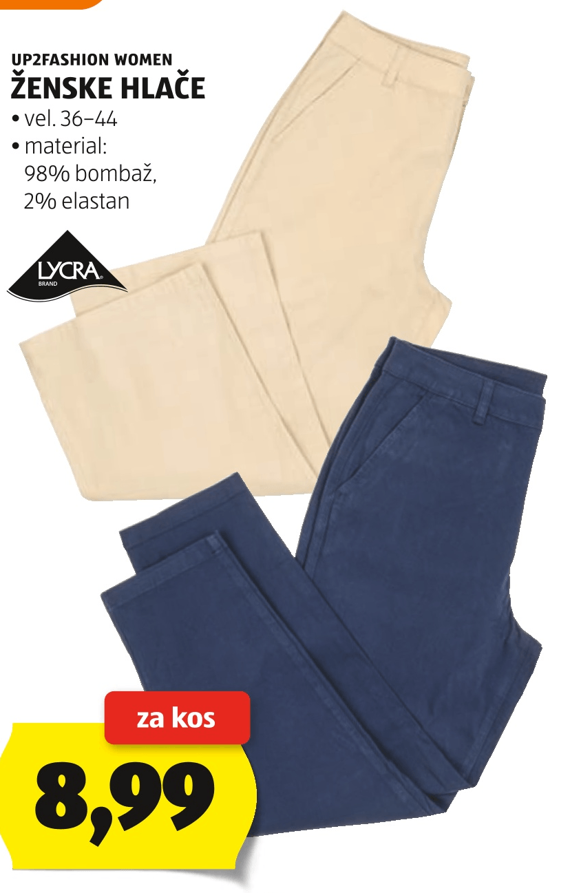 UP2FASHION WOMEN Ženske hlače - Akcija v trgovini Hofer