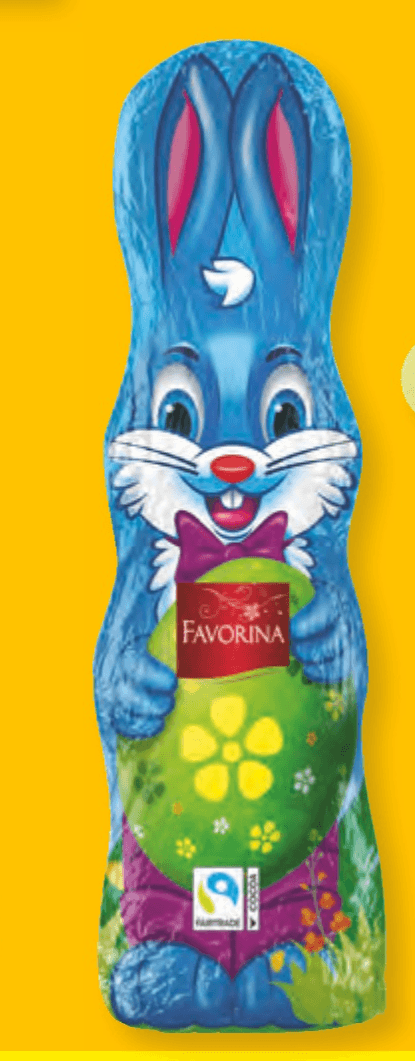 FAVORINA Velikonočni zajček 60 g - Akcija v trgovini Lidl