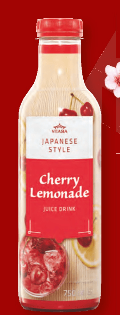 VITASIA Napitek z limono in češnjami 750 ml - Akcija v trgovini Lidl