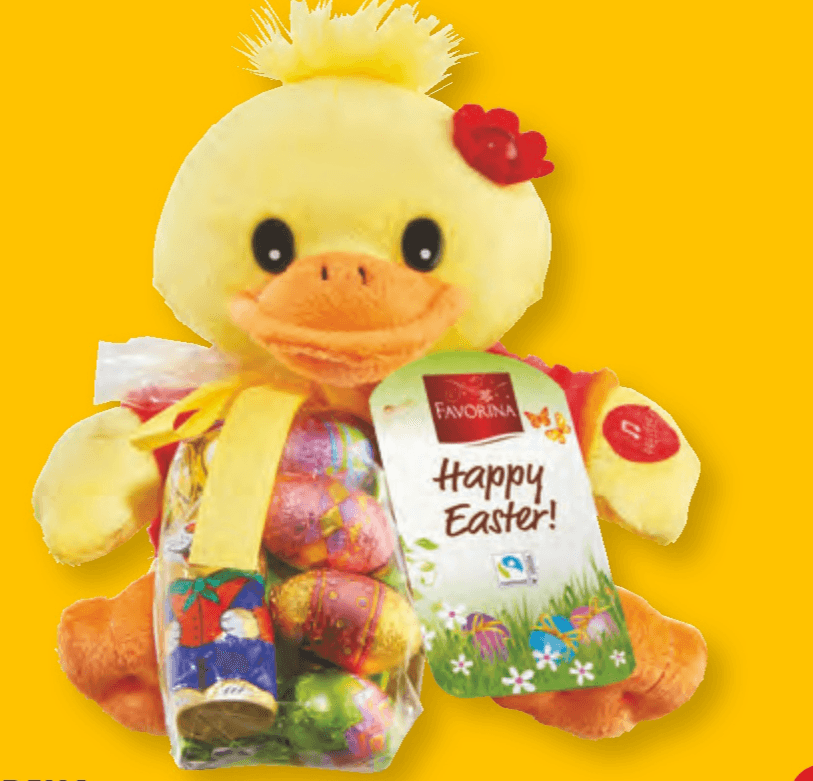 FAVORINA Pojoča plišasta igrača s sladkim izborom - Akcija v trgovini Lidl