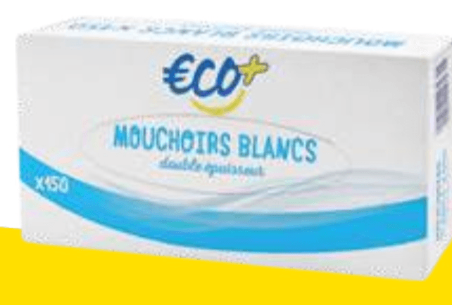 Papirnati Robčki Eco 150 kosov - Akcija v trgovini E.Leclerc