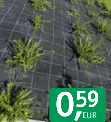 Folija proti plevelu - Akcija v trgovini Jager