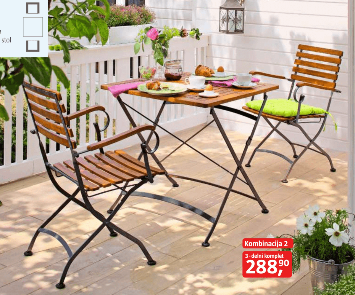 Kombinacija 2 3-delni komplet - Akcija v trgovini Bauhaus