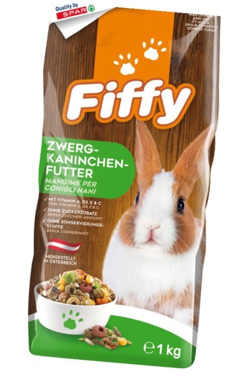 Fiffy Hrana za pritlikave kunce 1 kg - Akcija v trgovini Spar