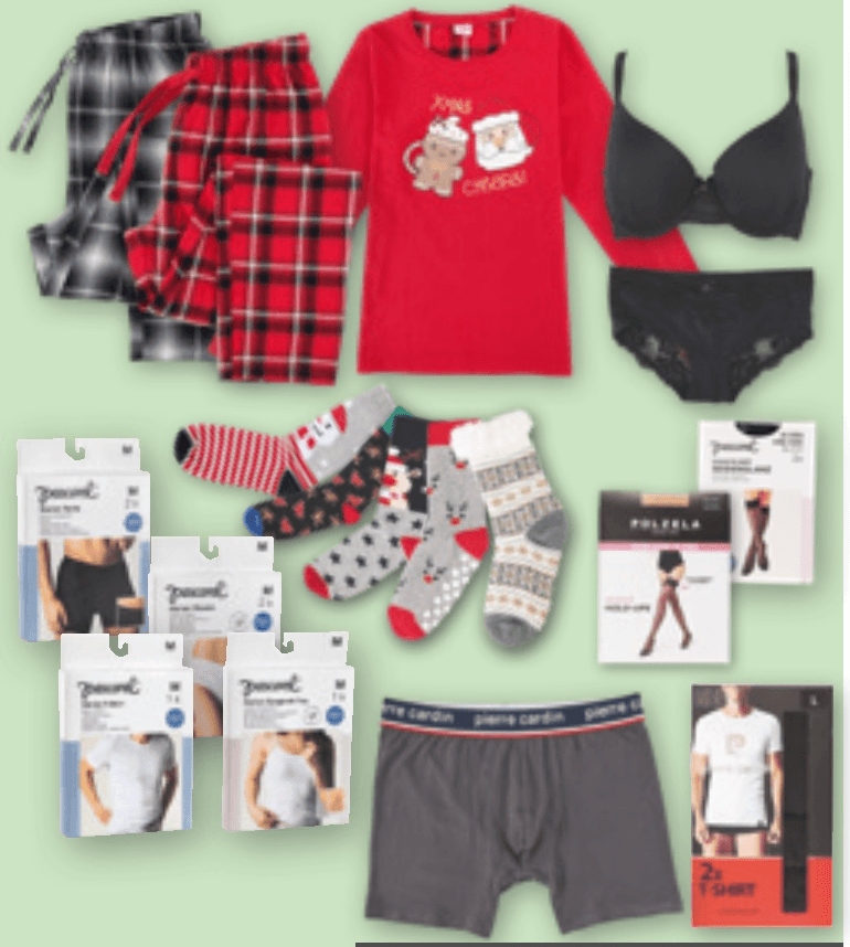 Vse spodnje perilo, pižame in nogavice - Akcija v trgovini Spar