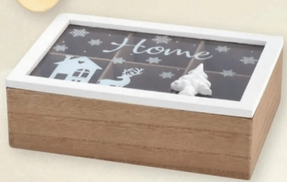 Škatla za čajne vrečke Star 24/17/8 cm - Akcija v trgovini Merkur