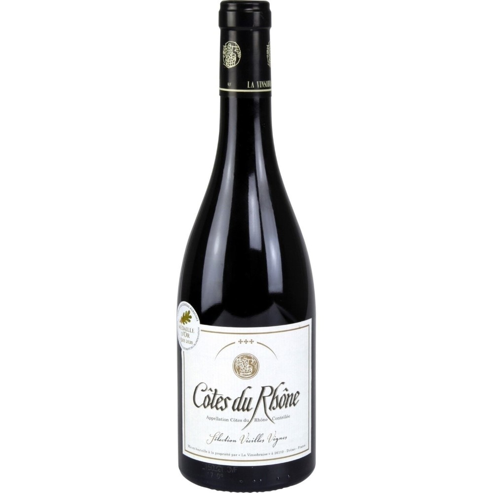 Sélection Vieilles Vignes Côtes du Rhône 0,75 l Akcija v trgovini E.Leclerc