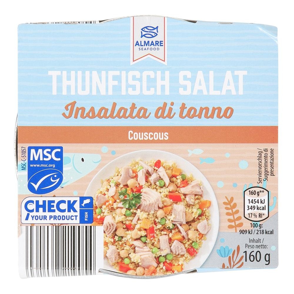 ALMARE SEAFOOD TUNINA SOLATA 160 g - Akcija v trgovini Hofer