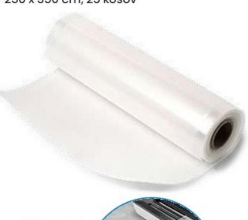 Narebrene vakuum vrečke/role - Akcija v trgovini Eurospin