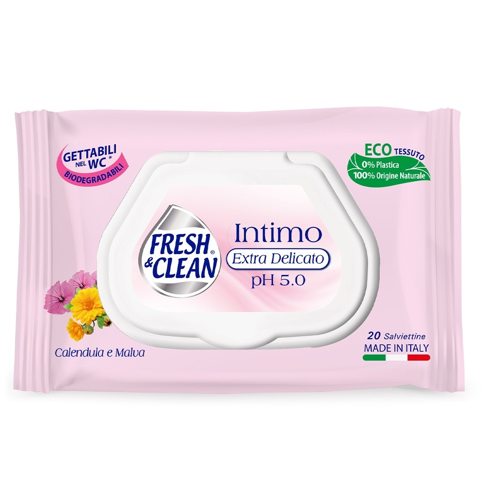 Fresh & Clean robčki za intimno nego 20/1 - Akcija v trgovini Tuš