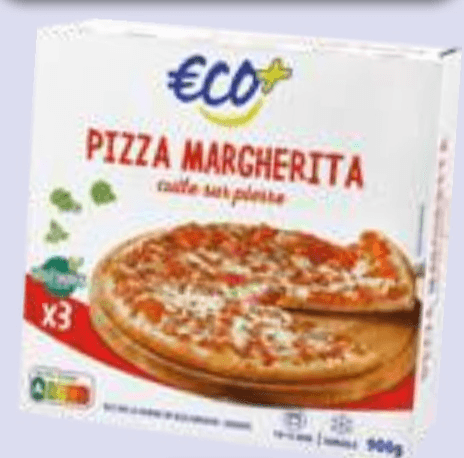 ECO Pizza Margherita 3x 300 g - Akcija v trgovini E.Leclerc