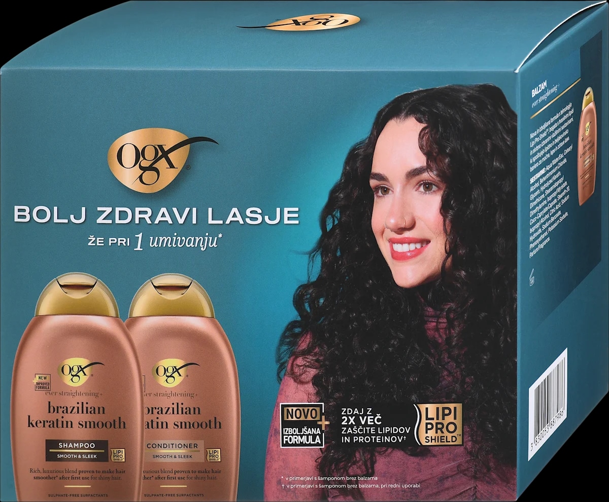 OGX Brazilian Keratin Smooth darilni set - Akcija v trgovini Dm