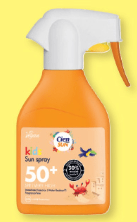 Cien Sun Otroški sprej za sončenje ZF 50+ 250 ml - Akcija v trgovini Lidl