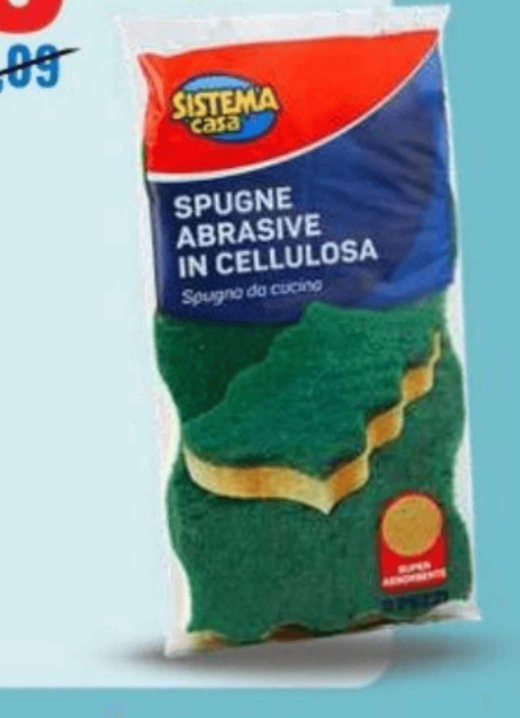 Gobice iz celuloze Sistema Casa 3 KOSI - Akcija v trgovini Eurospin